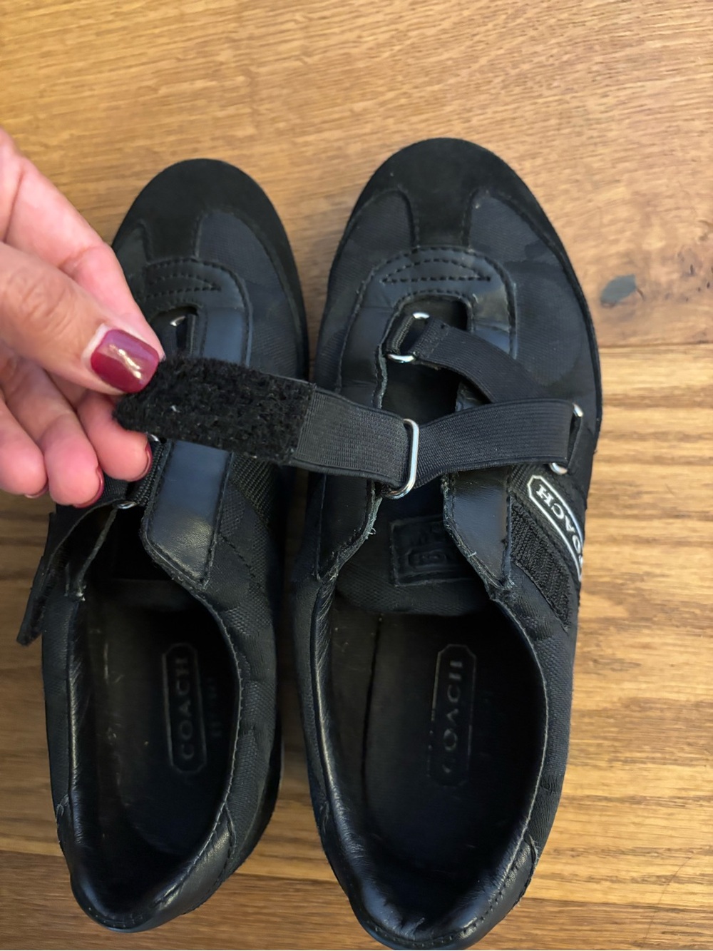 Coach Kyra Black Casual Sneakers - Picture 5 of 8